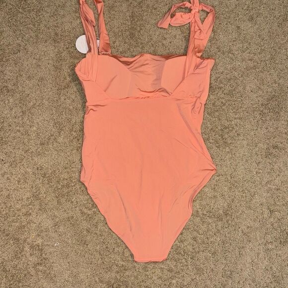 Citrine Swimwear India one piece‎ swimsuit salmon pink size M NEW - Picture 6 of 10